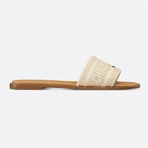 christian dior raffia slides|Dioriviera Dway Platform Slide Natural Raffia and White .